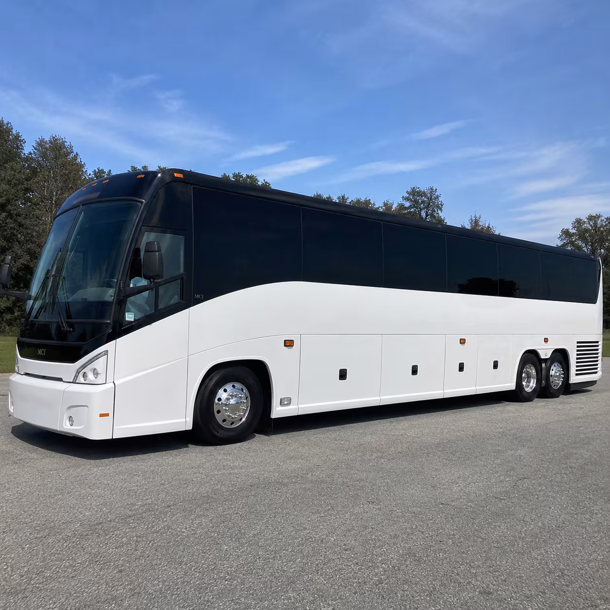 bus rental options for clinton trips