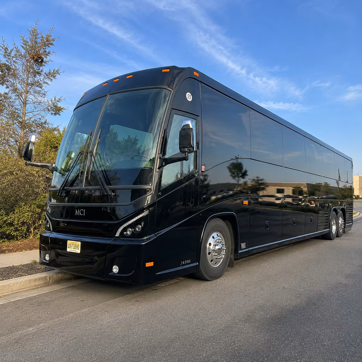 charter buses for mississippi national guard units moving through clinton
