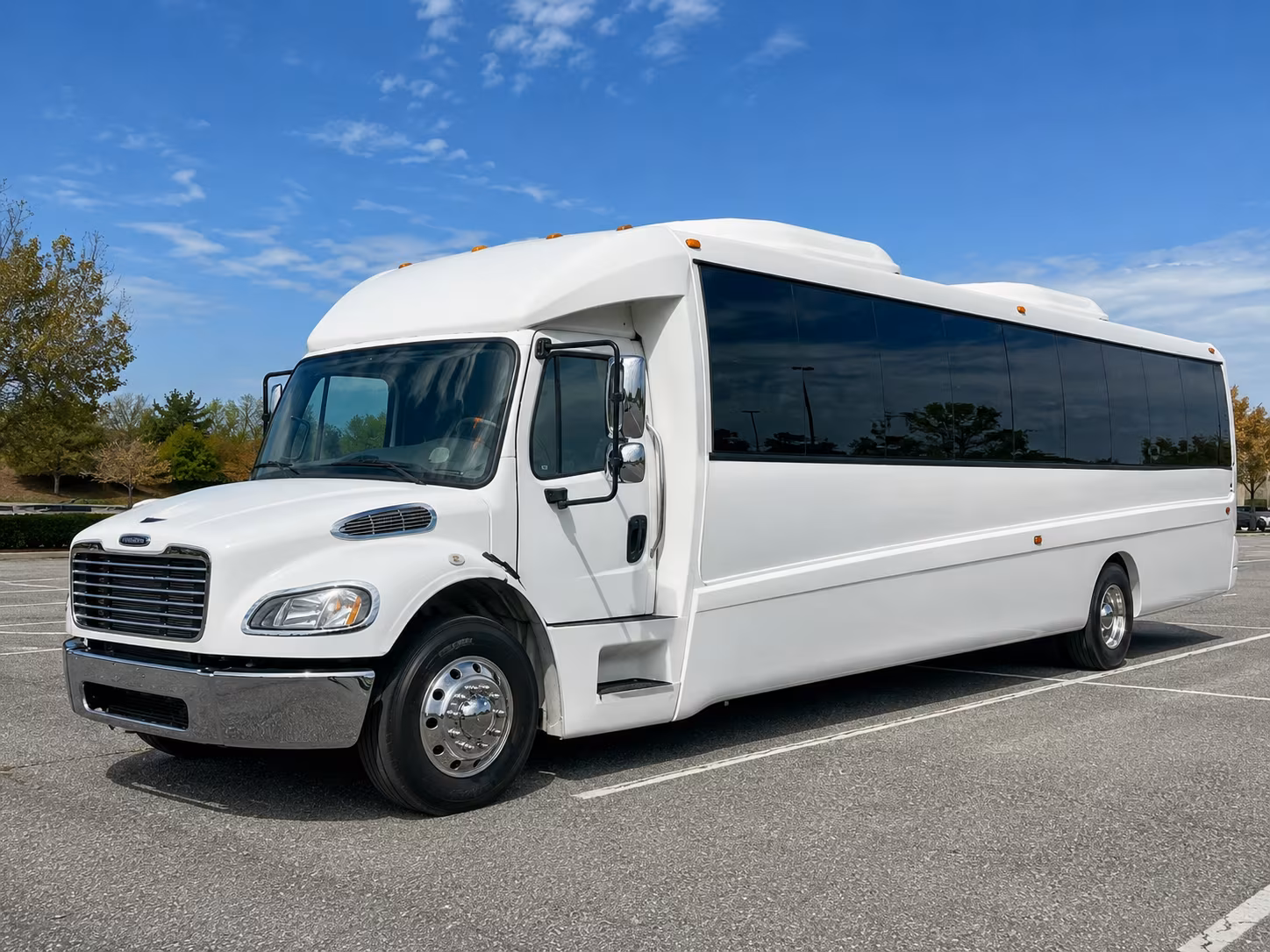 clinton 30 passenger party bus