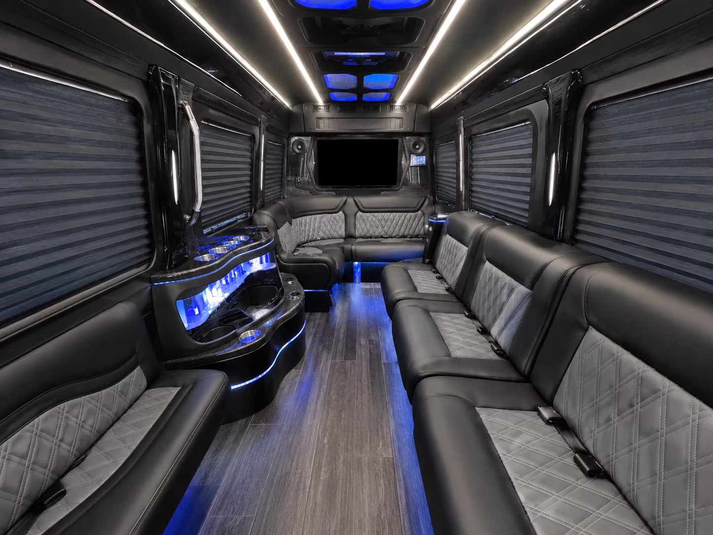 clinton 40 passenger party bus