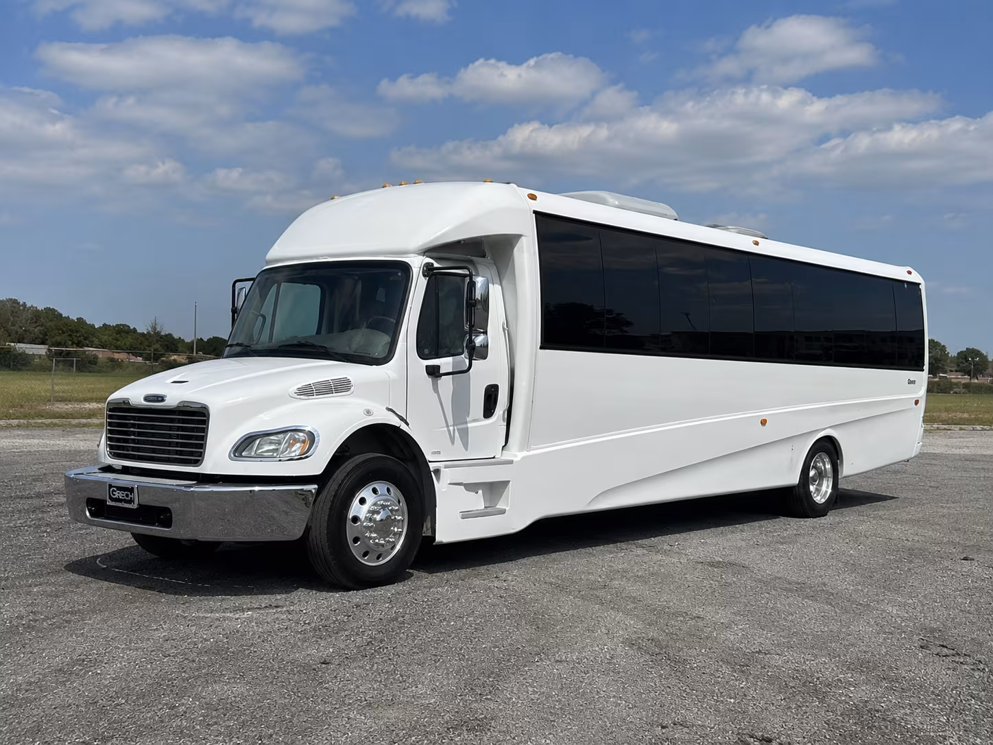 clinton 50 passenger party bus
