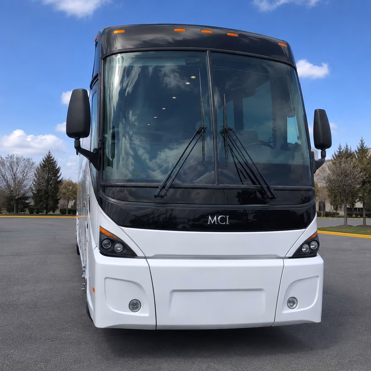 clinton charter bus rental fleet