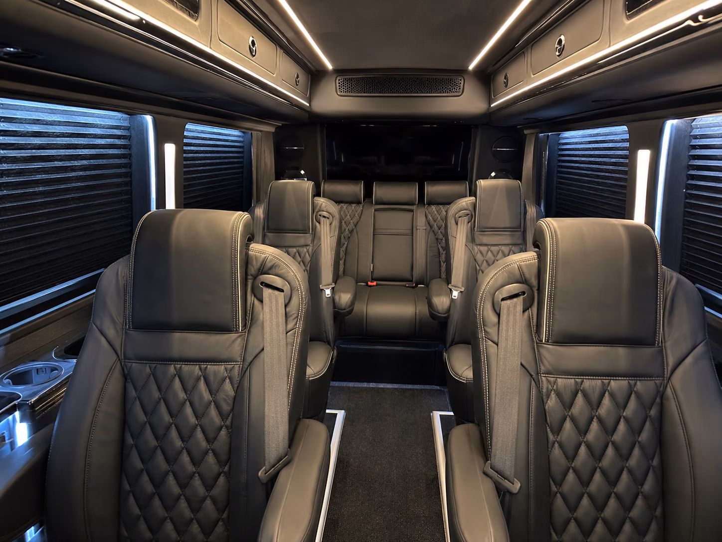 clinton long distance transportation onboard seating