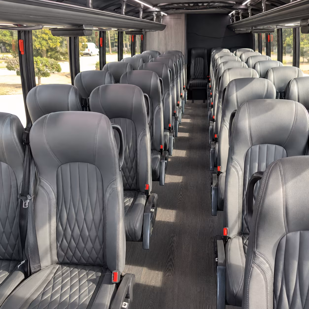 clinton sporting event transportation onboard seating