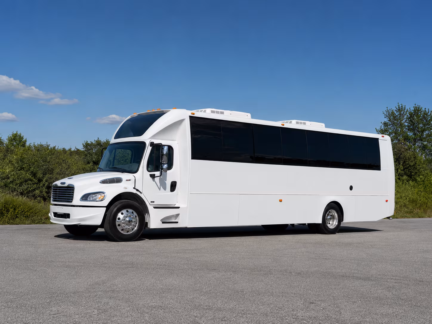 clinton wedding party bus rental