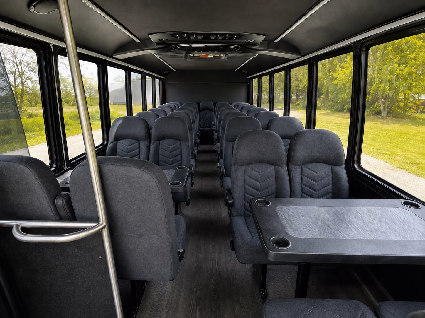 clinton wedding transportation onboard seating
