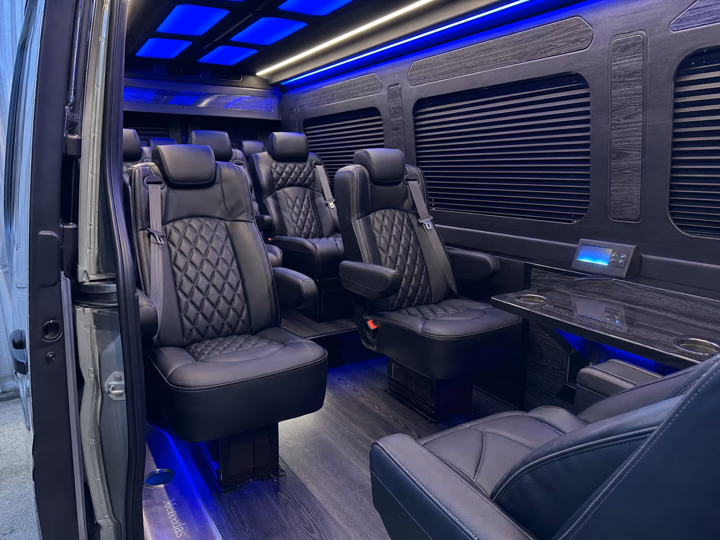 sprinter van transportation for groups and events across clinton